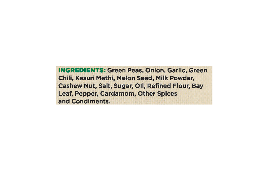 Eat Easy Methi Malai Matar    Pack  80 grams